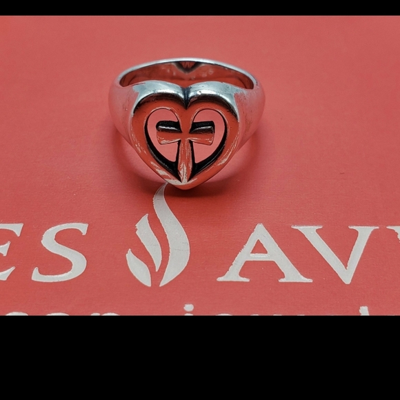 Retired James Avery "Eternal Love " ring - Picture 2 of 6